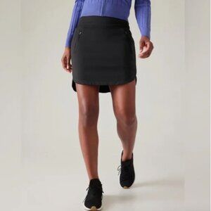 Athleta Fairway Golf Skort 18" Athletic Pockets Active